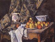 Paul Cezanne Stilleben with apples and peaches painting